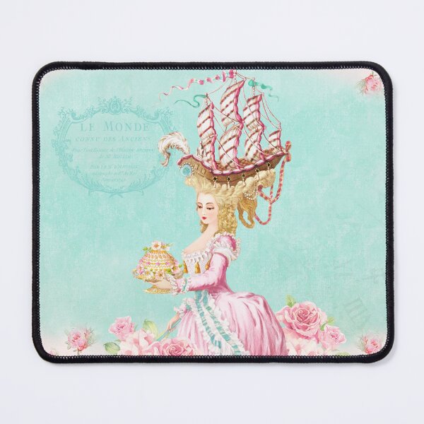 Item preview, Marie Antoinette une coiffure à la Belle-Poule, sailing ship, high hair  designed and sold by Wendy Paula Patterson.