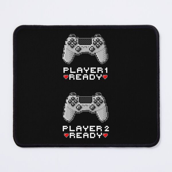 Item preview, Player 1 Player 2 Ready Sticker Pack, Valentines Gaming Couples designed and sold by FNStuff.