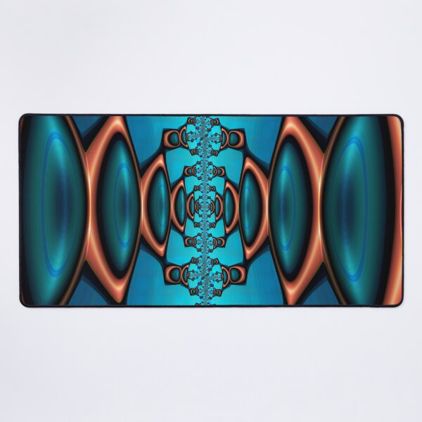 Item preview, Teal and Orange Fractal Fifty Six designed and sold by Elisabeth Lucas.