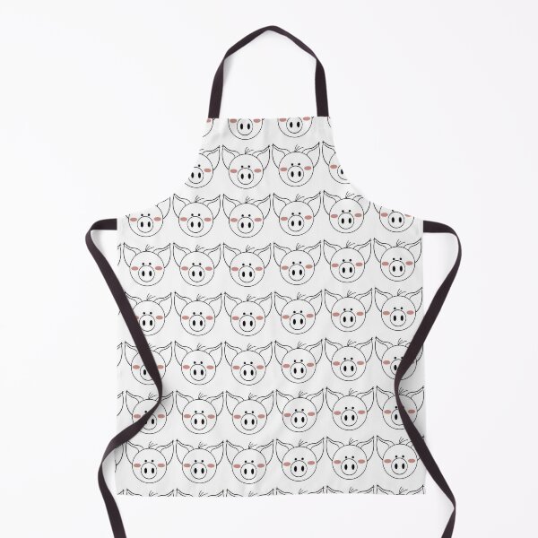 Item preview, Black and White Pig Pattern designed and sold by ThePigPatch.
