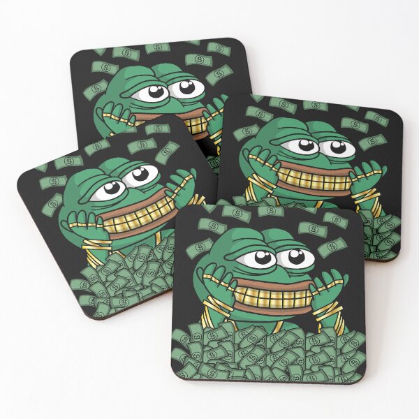 Item preview, pepe the frog rich hype designed and sold by FRZVII.