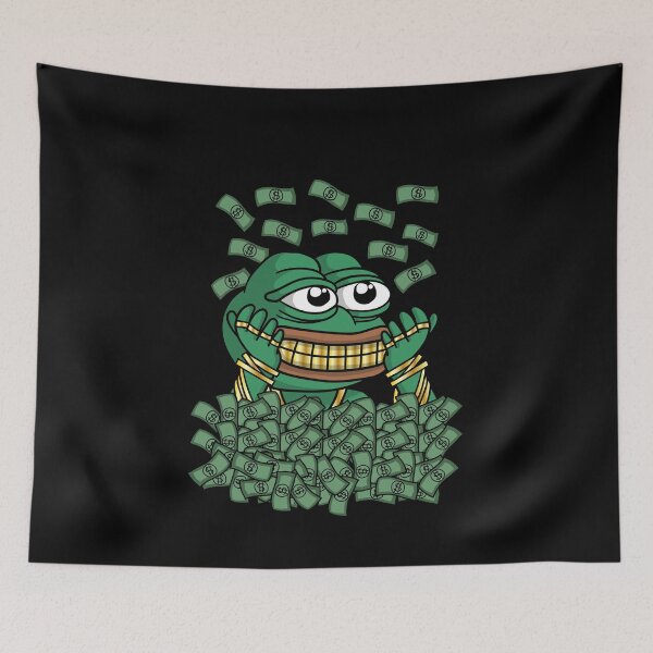 Item preview, pepe the frog rich hype designed and sold by FRZVII.