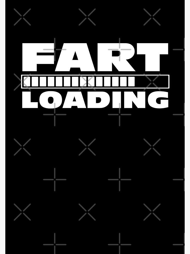 "Funny Fart Loading Dad Joke Stinky Gag Farting Joke" Spiral Notebook
