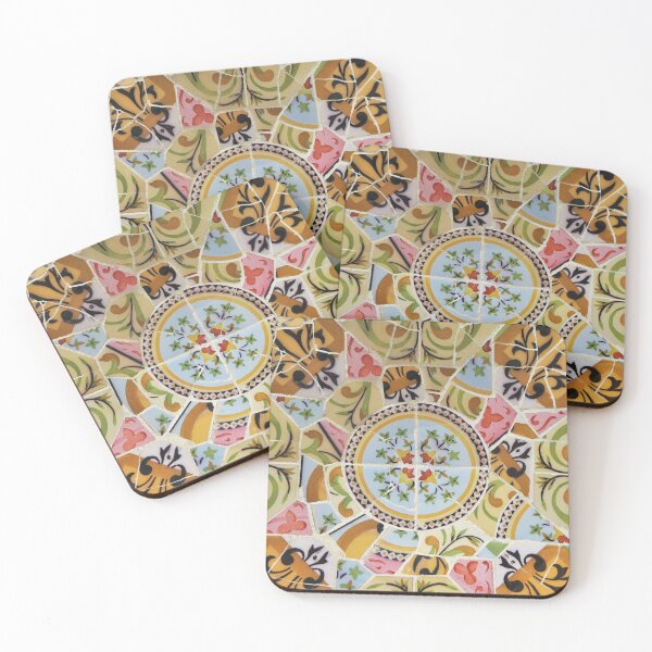 Item preview, Park Guell Barcelona Mosaic Tiles Antonio Gaudi designed and sold by Miranda the Artist.
