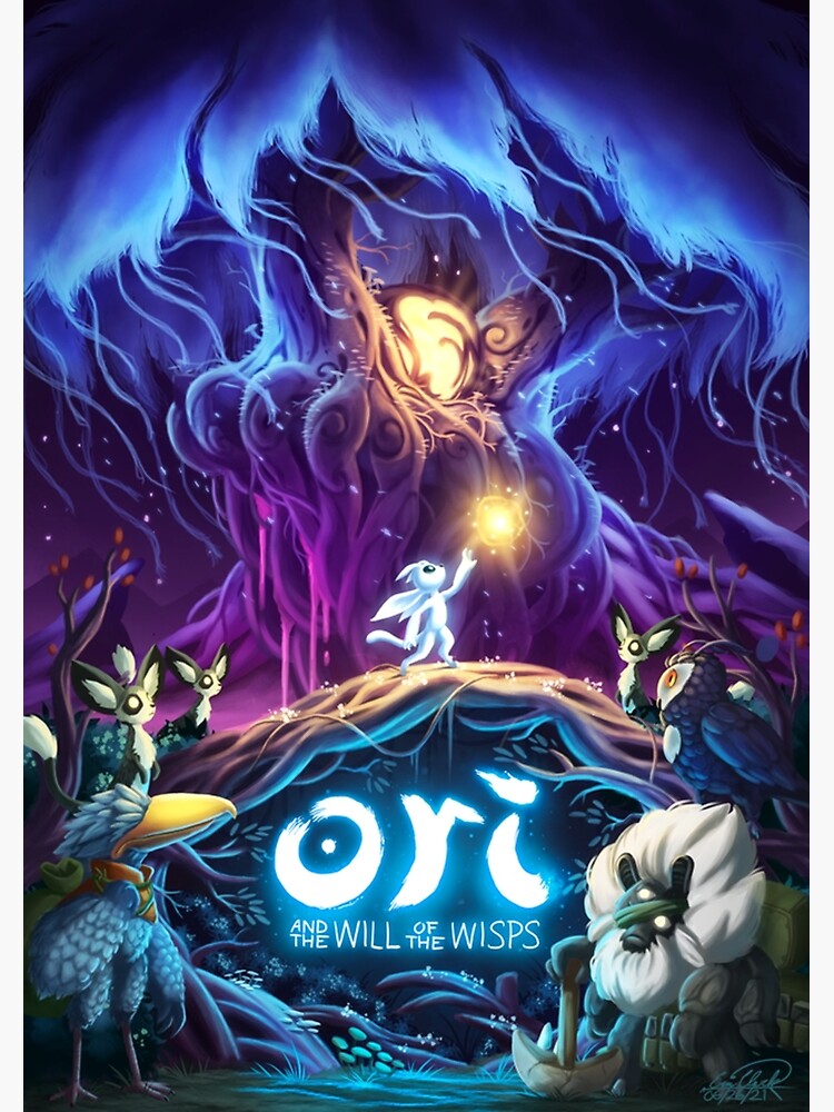 旧作B2大 ポスター　ウィル オ ウィスプ  will o wisp Ori Wil Wips