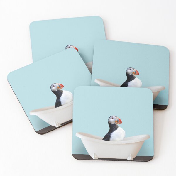 Item preview, Playing Puffin in bathtub designed and sold by ESCAPZ.