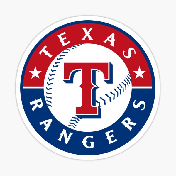 Texas Flag Baseball Sticker by Texas Rangers for iOS & Android