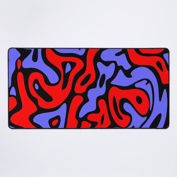 Item preview, Abstract | Black Blue and Red | Pop Art designed and sold by williamcuccio.