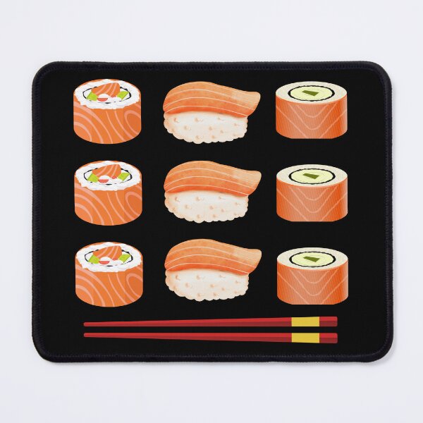 Item preview, Salmon Sushi Set, Set of Japanese Food designed and sold by ramazis.