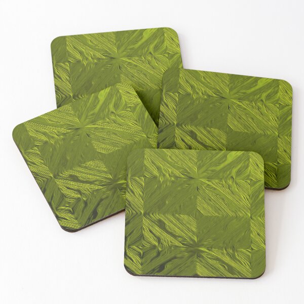 Item preview, Metallic Moss Green Checkered Rhombi designed and sold by fatenanwar.