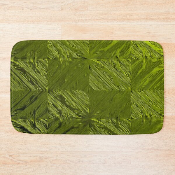 Item preview, Metallic Moss Green Checkered Rhombi designed and sold by fatenanwar.