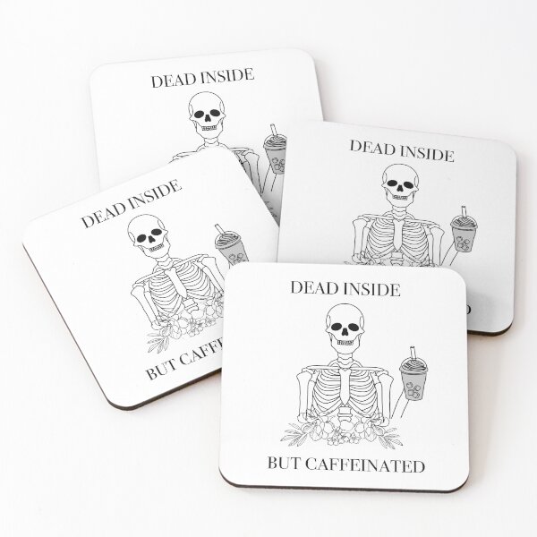 Item preview, Dead Inside but caffeinated  designed and sold by HeyKaela.