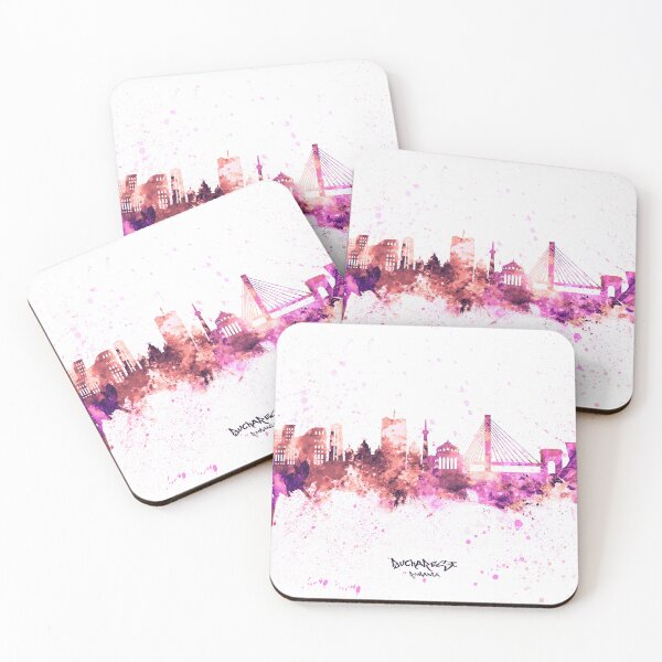 Item preview, Bucharest Romania Skyline designed and sold by ArtPrints.