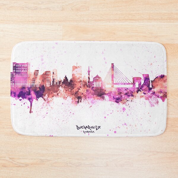 Item preview, Bucharest Romania Skyline designed and sold by ArtPrints.