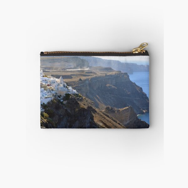 Item preview, White architecture in Thira city on Santorini island, Greece designed and sold by oanaunciuleanu.