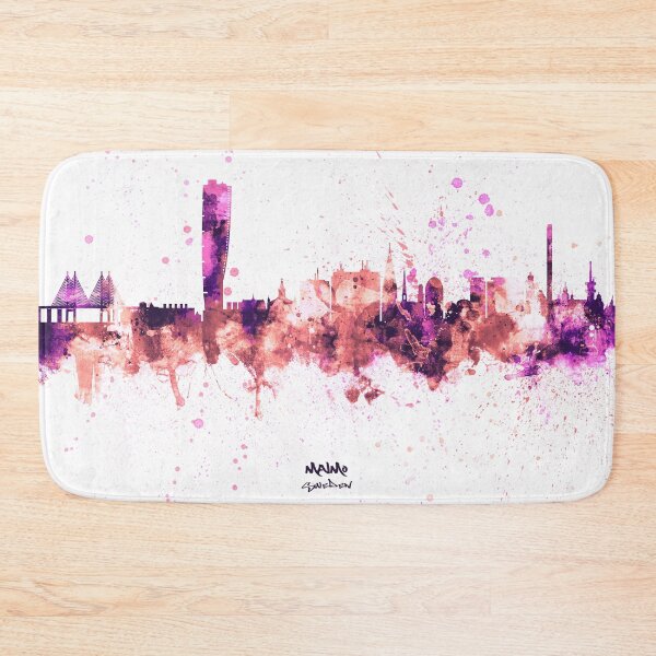 Item preview, Malmo Sweden Skyline designed and sold by ArtPrints.