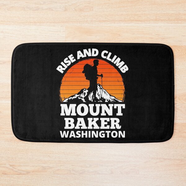 Item preview, Rise And Climb Mount Baker Washington Vintage Mountain Climbing designed and sold by RGRamsey.