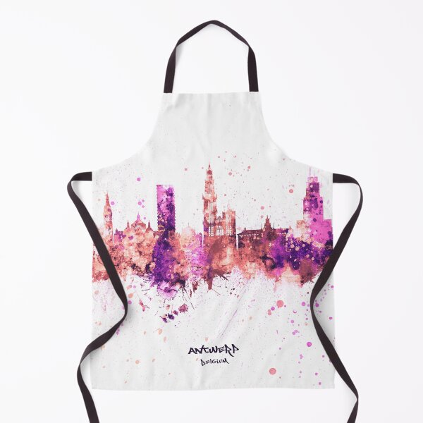 Item preview, Antwerp Belgium Skyline designed and sold by ArtPrints.