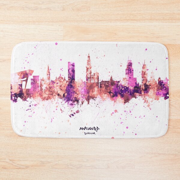 Item preview, Antwerp Belgium Skyline designed and sold by ArtPrints.