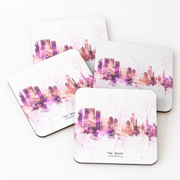 Item preview, The Hague Netherlands Skyline designed and sold by ArtPrints.
