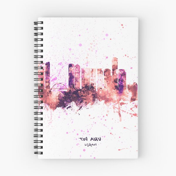 Item preview, Tel Aviv Israel Skyline designed and sold by ArtPrints.