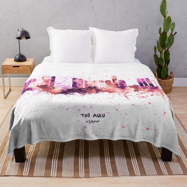 Item preview, Tel Aviv Israel Skyline designed and sold by ArtPrints.