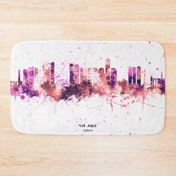Item preview, Tel Aviv Israel Skyline designed and sold by ArtPrints.