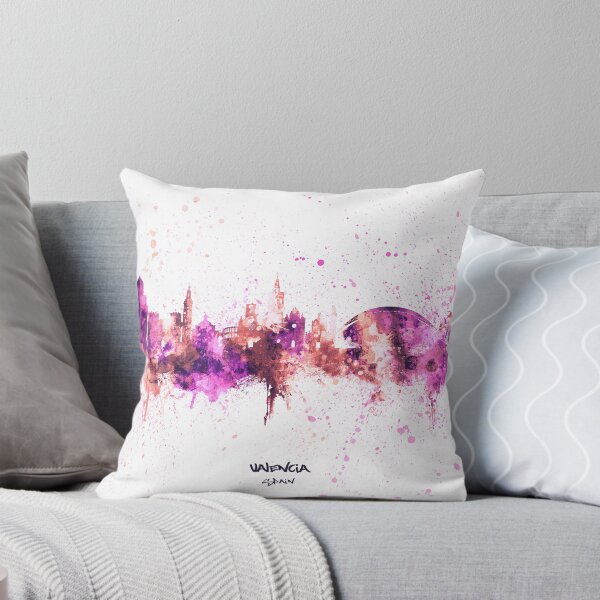 Artikelvorschau, Valencia Spain Skyline entworfen und verkauft von ArtPrints.