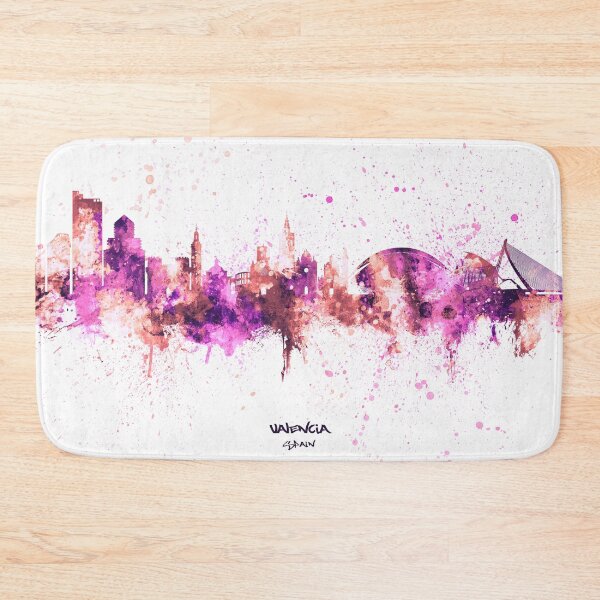 Item preview, Valencia Spain Skyline designed and sold by ArtPrints.