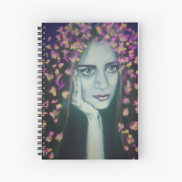 Item preview, Contemplation,  butterflies,  flowers, spring, purple, colorful, original artwor, illustration,  designed and sold by Freedomworx.