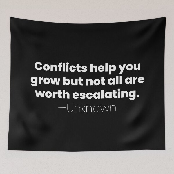 Item preview, Conflicts Help You Grow, Unknown Introvert Quote designed and sold by MariosNydras.