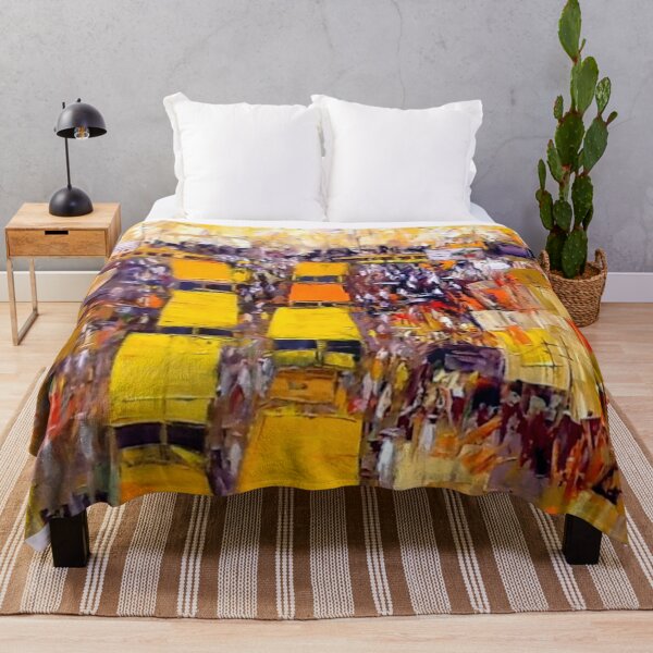 Item preview, Yellow impression of our market designed and sold by Adeodunfaart.