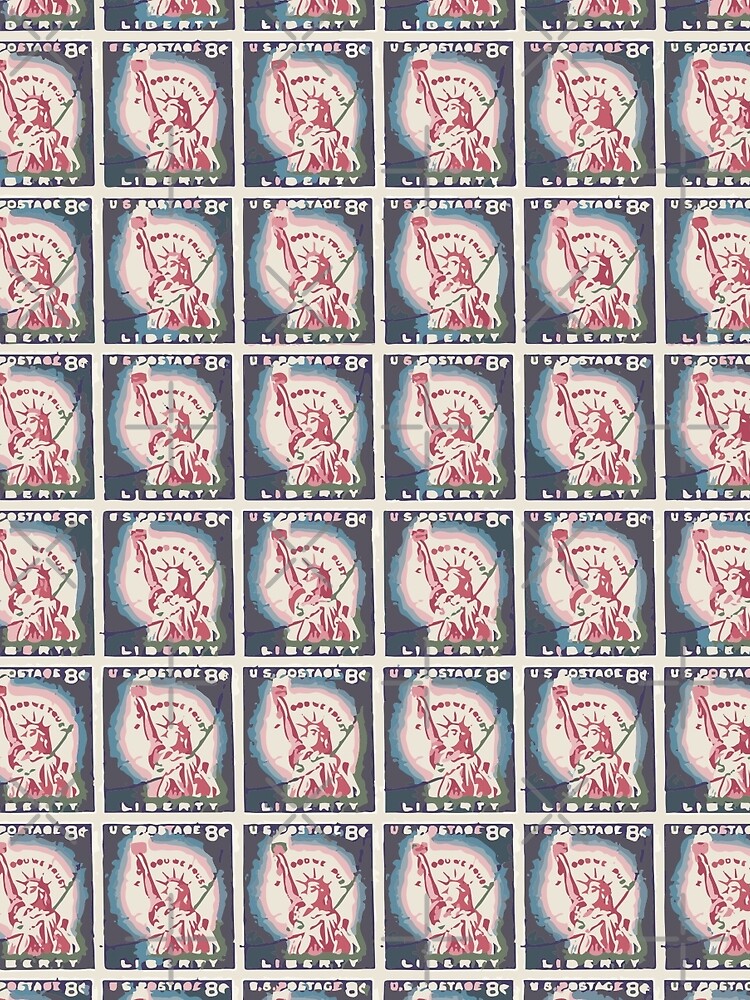 Statue of Liberty Stamps Collage by morningdance
