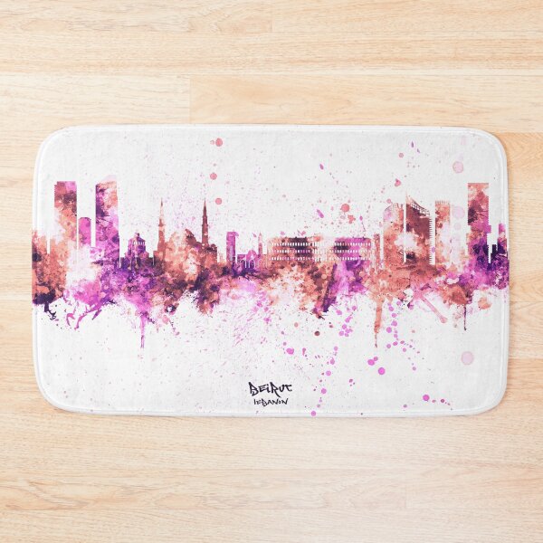 Item preview, Beirut Lebanon Skyline designed and sold by ArtPrints.