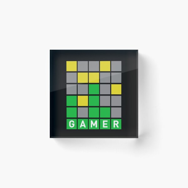 Item preview, Gamer Word Game Daily Puzzle designed and sold by SpringMoonPress.
