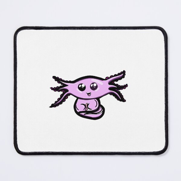 Item preview, Happy Pink Axolotl with Worm designed and sold by JulesNeerg.