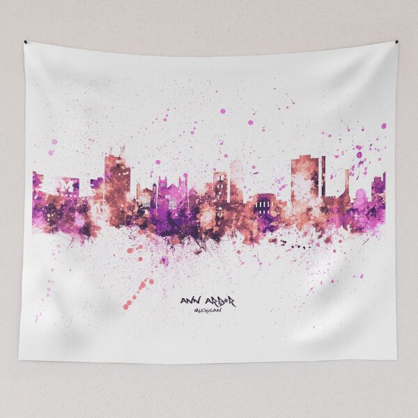 Item preview, Ann Arbor Michigan Skyline designed and sold by ArtPrints.