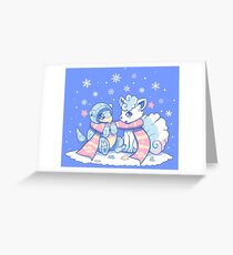 Frosty Forms Greeting Card