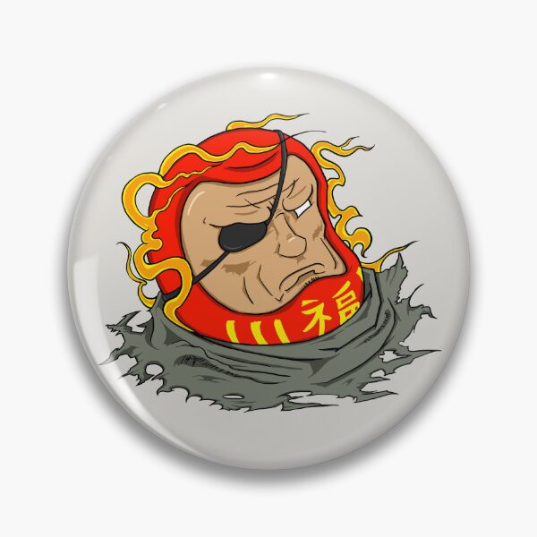 Artikelvorschau, Straßenkämpfer Sagat Daruma entworfen und verkauft von RedBrigade.