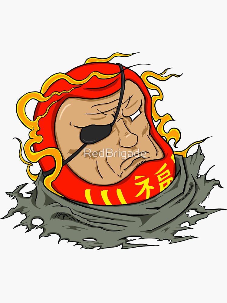 Akuma - Street Fighter Sticker for Sale by omenastore