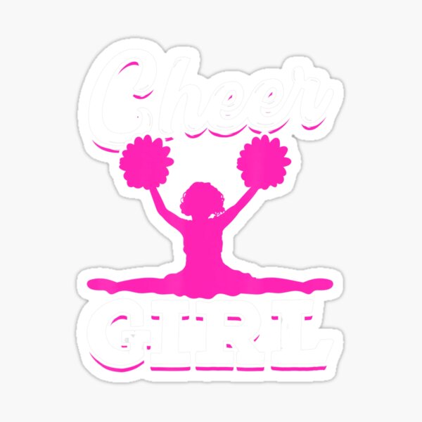 Cheering Women Girls Cheer Team Cheerleader Cheerleading Sticker By Melissa2k3 Redbubble 8265