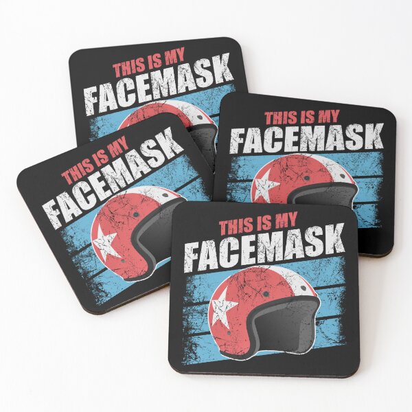 Item preview, This Is My Face Mask I Scooter Biker Helmet Motorcycle designed and sold by Amazing Designs.