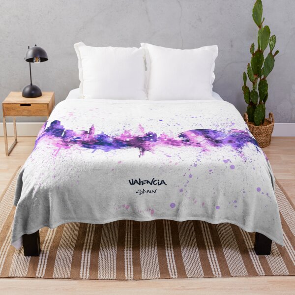 Item preview, Valencia Spain Skyline designed and sold by ArtPrints.