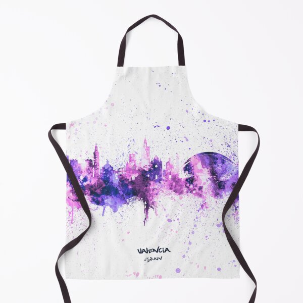 Item preview, Valencia Spain Skyline designed and sold by ArtPrints.