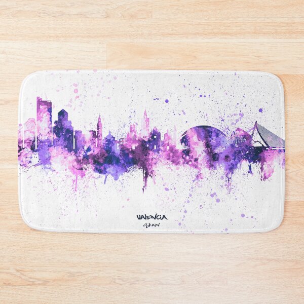 Item preview, Valencia Spain Skyline designed and sold by ArtPrints.