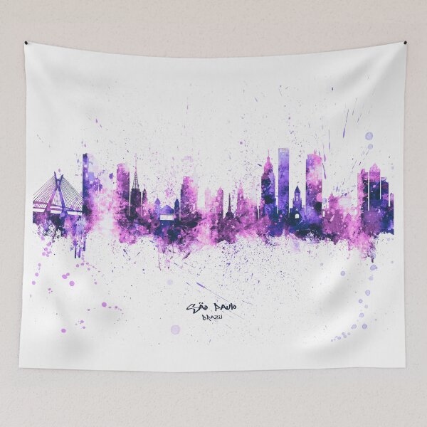 Item preview, São Paulo Skyline Brazil designed and sold by ArtPrints.