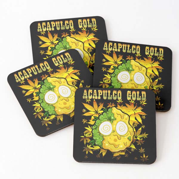 Item preview, Acapulco Gold Label Weed Strain Marijuana Package Design designed and sold by DabGraphic.