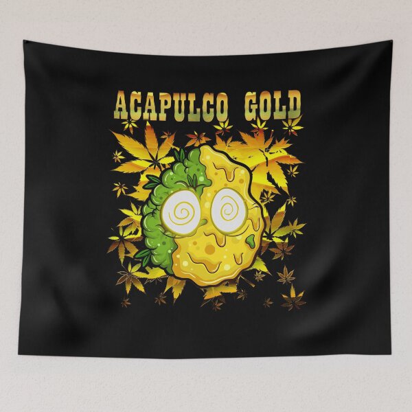 Item preview, Acapulco Gold Label Weed Strain Marijuana Package Design designed and sold by DabGraphic.