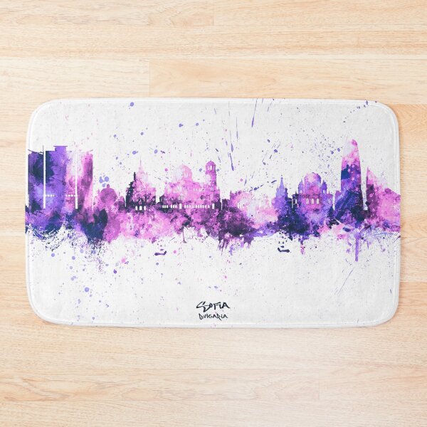 Item preview, Sofia Bulgaria Skyline designed and sold by ArtPrints.