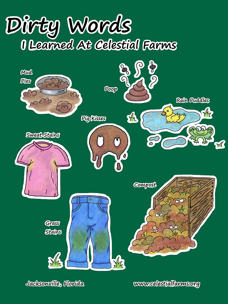 "Dirty Words (Part 2)" Tshirt by celestialfarms Redbubble clean t